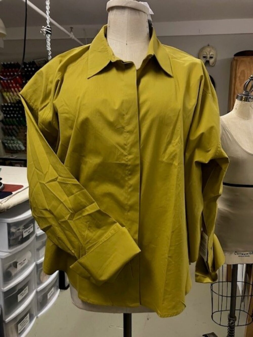 Asos Plus Size Mustard Yellow Blouse